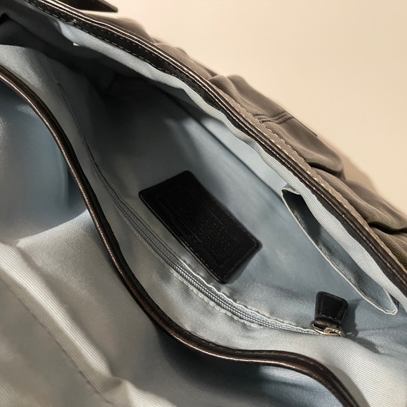 Coach Soho Pleated Buckle Shoulder Bag in Metallic Black - Picture 10 of 12